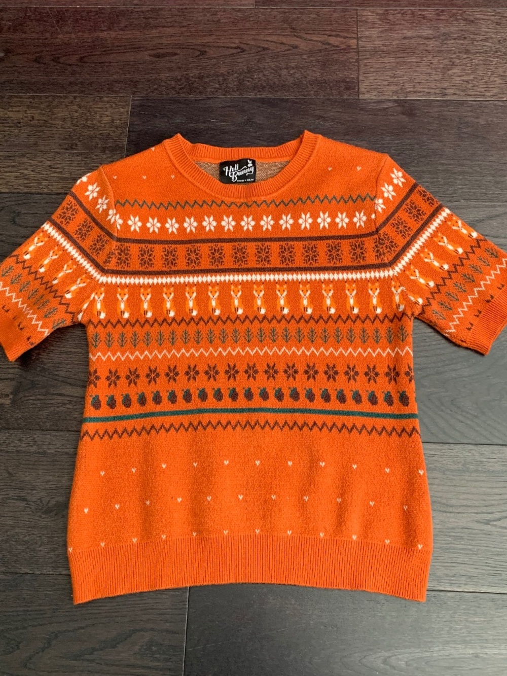 Hell Bunny fox theme sweater